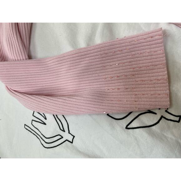 MAX STUDIO Pink Button Up Sweater - New with tags! - Picture 4 of 8